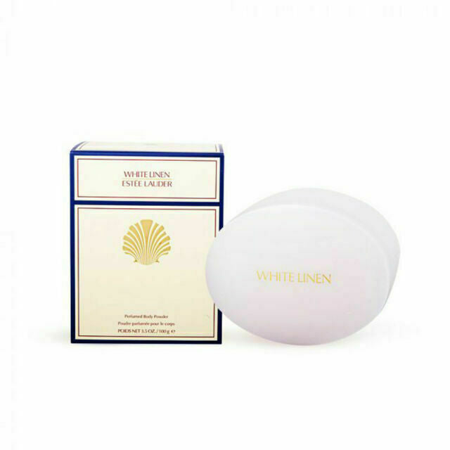 Estee Lauder White Linen  Perfumed Body Powder 3.5oz Full Size Boxed